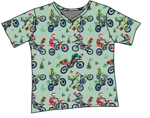 Pre order Racing thorugh the snow Women's V-neck Top